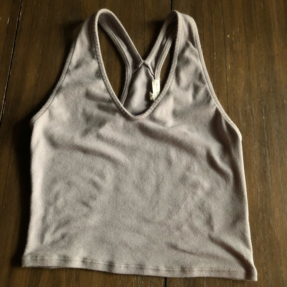 Urban Outfitters Deep V Crop Tank